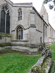 barnack church, hunts  (52) c14 chancel, c16 vestry and sacristy