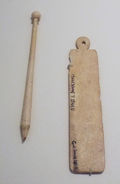 Iberian Hairpin and Spatula in the Archaeological Museum of Madrid, October 2022