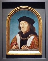 Portrait of King Henry VII in the Metropolitan Museum of Art, December 2022