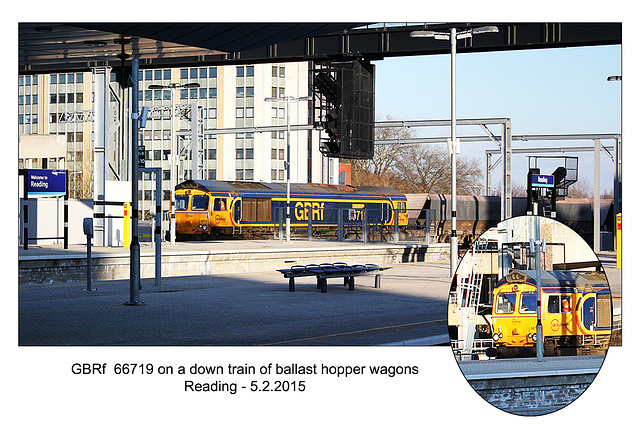 GBRf 66719 - Reading - 5.2.2015