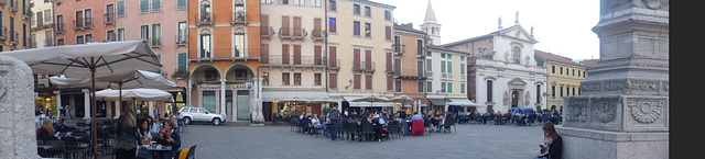 Panorama of the town center