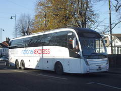 DSCF5465 Whippet Coaches (National Express contractor) NX23 (BL17 XBB) in Mildenhall - 18 Nov 2018