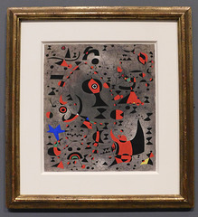 Constellation Toward the Rainbow by Miro in the Metropolitan Museum of Art, January 2022