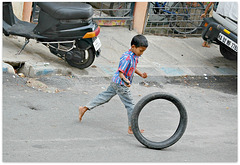 A boy's automobile