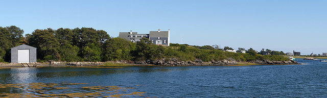 Old house and boathouse