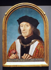 Portrait of King Henry VII in the Metropolitan Museum of Art, December 2022