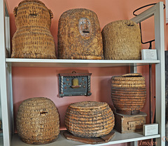 Antique Bee Baskets.