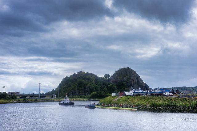 River Leven and Dumbarton Rock