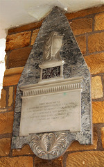 Memorial to James Atty, St Mary's Church, Whitby, North Yorkshire