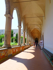 Corridoio esterno Monastero di Santa Chiara-Napoli