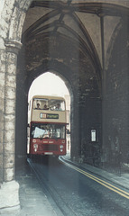 East Kent Road Car Co 7650 (XJJ 650V) in Canterbury - 30 June 1995 (Ref 274-31)