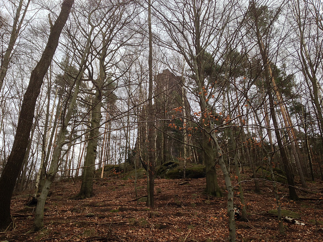 Lilienstein Westansicht