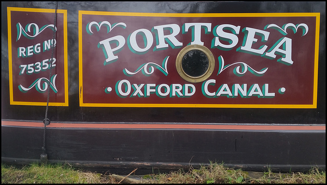 Portsea narrowboat