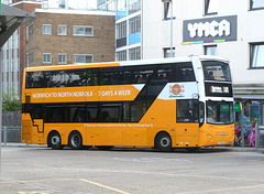 Sanders Coaches 128 (PC23 SAN) in Norwich - 26 Jul 2024 (P1180819)