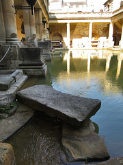 Roman Baths thermal spring inflow 3
