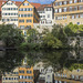Tübingerfassaden ... von der Neckarinsel gesehen (© Buelipix)