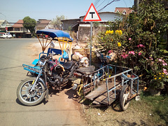 Dropout triple A motorbike (Laos)