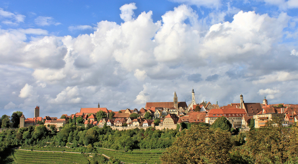 Rothenburg ob der Tauber ( D, Bavière) 16 septembre 2010.