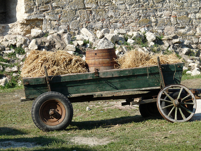 Transnistria- Bendery Fortress- Farm Cart