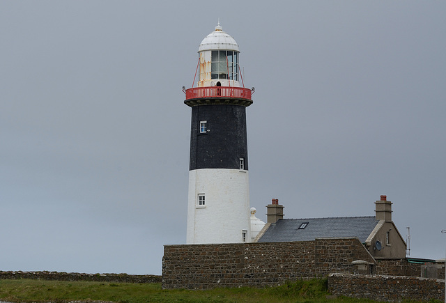 Ratlin Island, East Lighthouse close-up