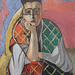Detail of Woman with a Veil by Matisse in the Museum of Modern Art, August 2010