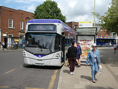 First Eastern Counties 63636 (BK23 AAF) in Norwich - 26 Jul 2024 (P1180893)