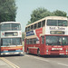 East Kent Road Car Co 257 (K717 ASC) and 7767 (F767 EKM) - 30 June 1995 (Ref 274-34)