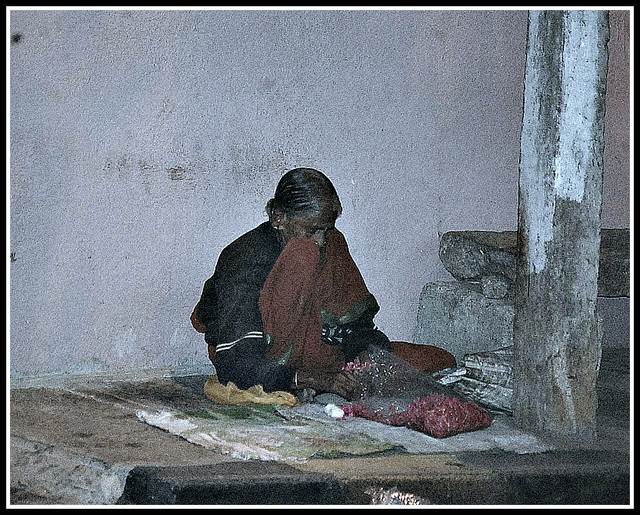 Flower seller