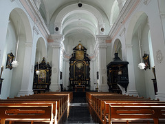 Blick in die Kollegiumskirche Brig