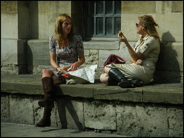 pasties in the sun