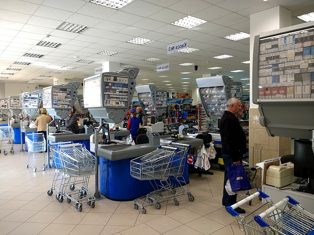 Transnistria- Tiraspol- Supermarket Interior