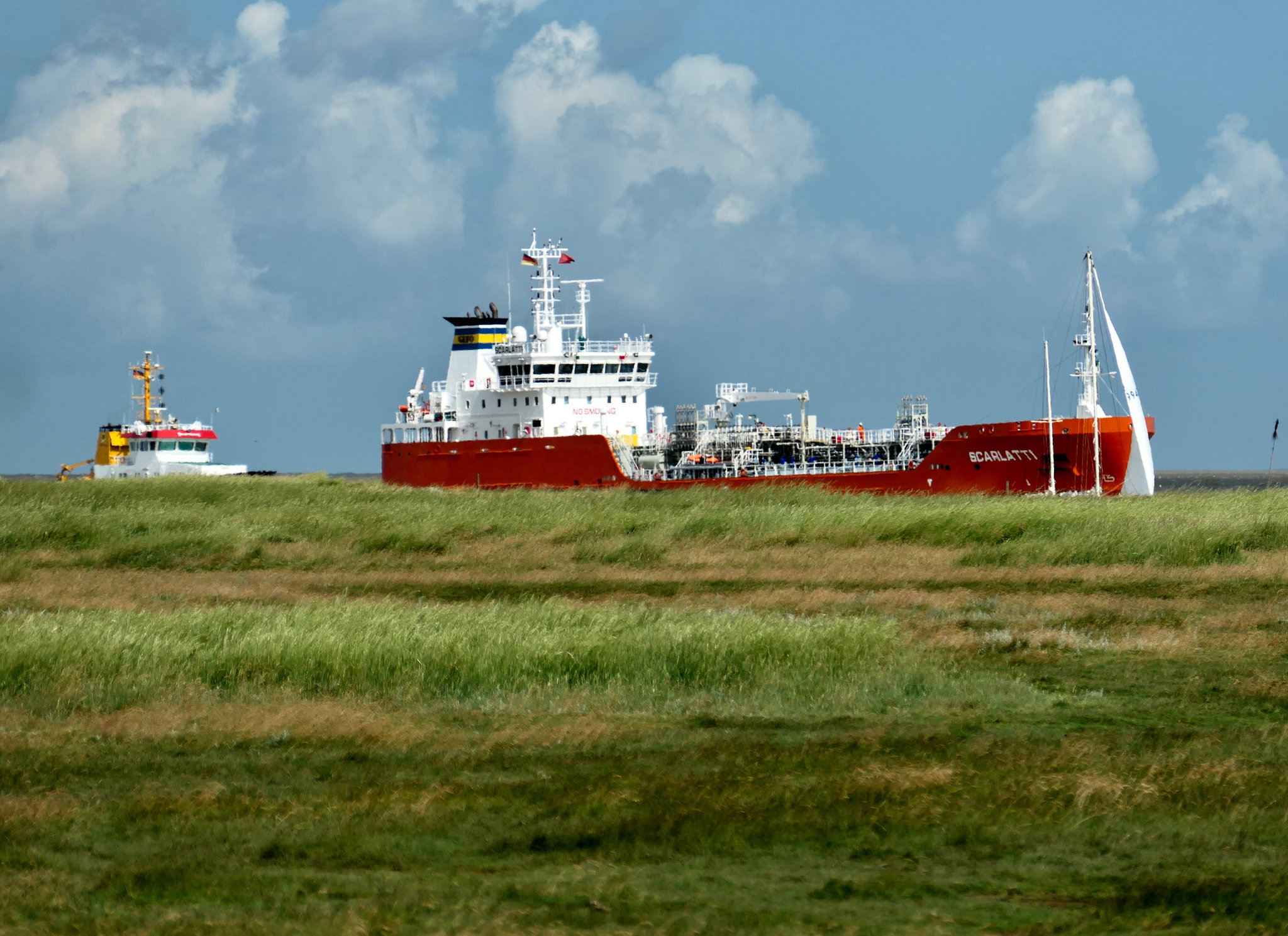 Tanker Richtung Nordsee