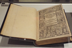 Coverdale Bible in the Metropolitan Museum of Art, December 2022