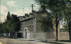 7099. Soldiers' Barracks from Queen Street, Fredericton, N. B.