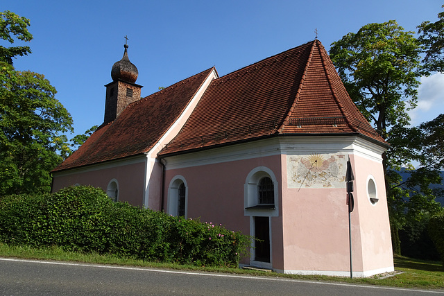 Schönbuchen, Wallfahrtskirche St. Anna (PiP-Blick zum Hohenbogen)