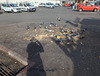 Buffet pour pigeons