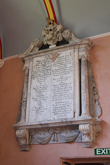 Memorial to William and Elizabeth Rant,St Margaret's Church, Thorpe  Market, Norfolk