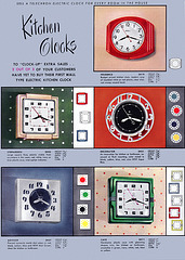 Telechron Electric Clocks (5), 1950/51