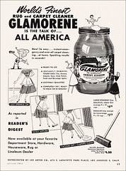 Glamorene Carpet Cleaner Ad, 1952