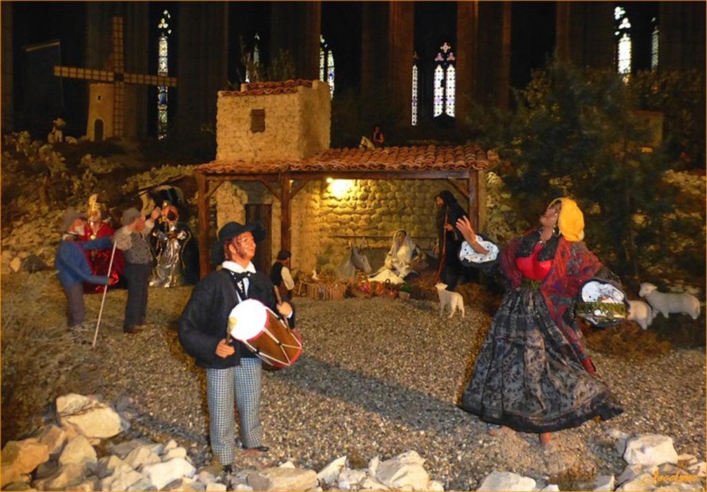 Les Santons à la Cathédrale Sainte Croix à Orléans.