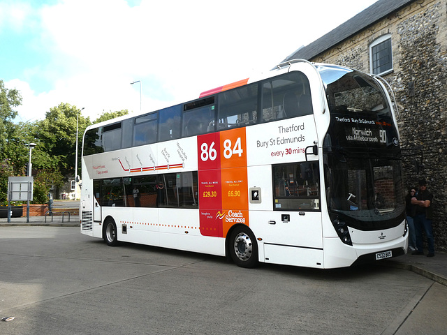 Coach Services Limited CS22 BUS in Thetford - 26 Jul 2024 (P1180808)