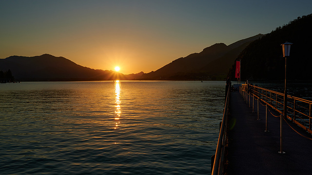 Sunset Wolfgangsee