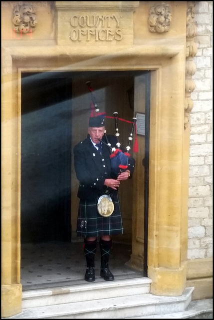 piper at the registry office