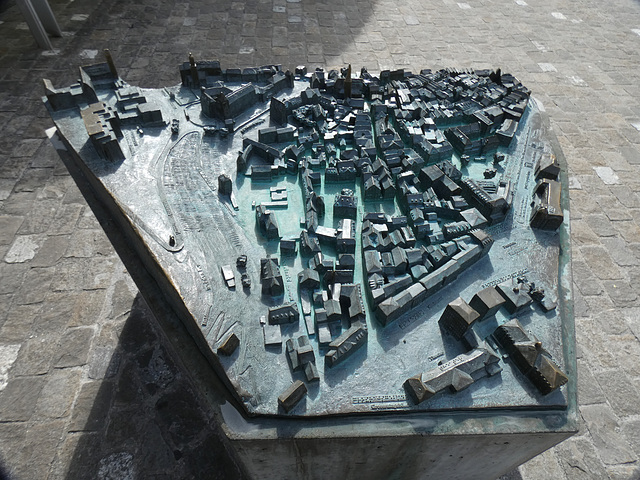 Chur- Copper Model of the Old Town