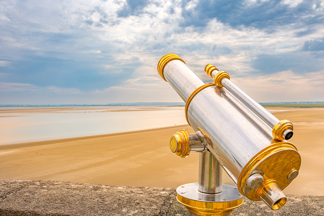 Telescope Mont-Saint-Michel