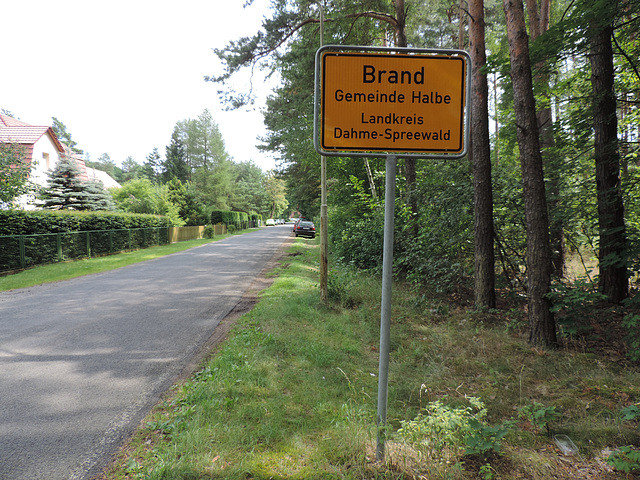 Ortseingang Bike - Brand 16.07.2015