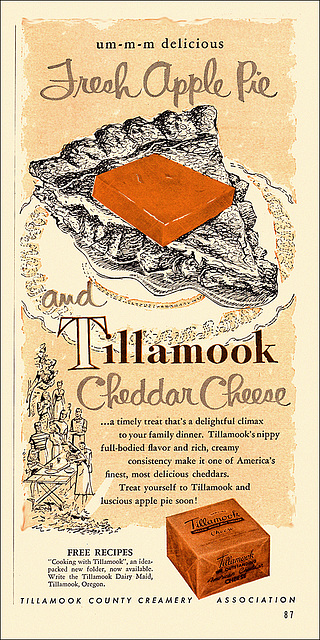 Tillamook Cheese Ad, 1952