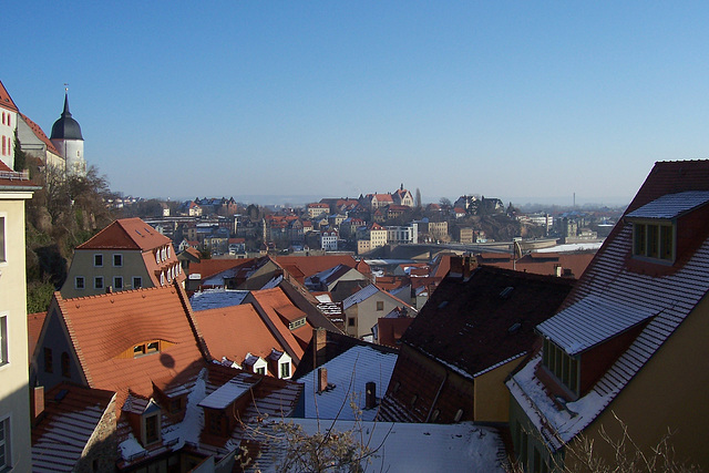 DE - Meißen - Blick über die Dächer der Stadt