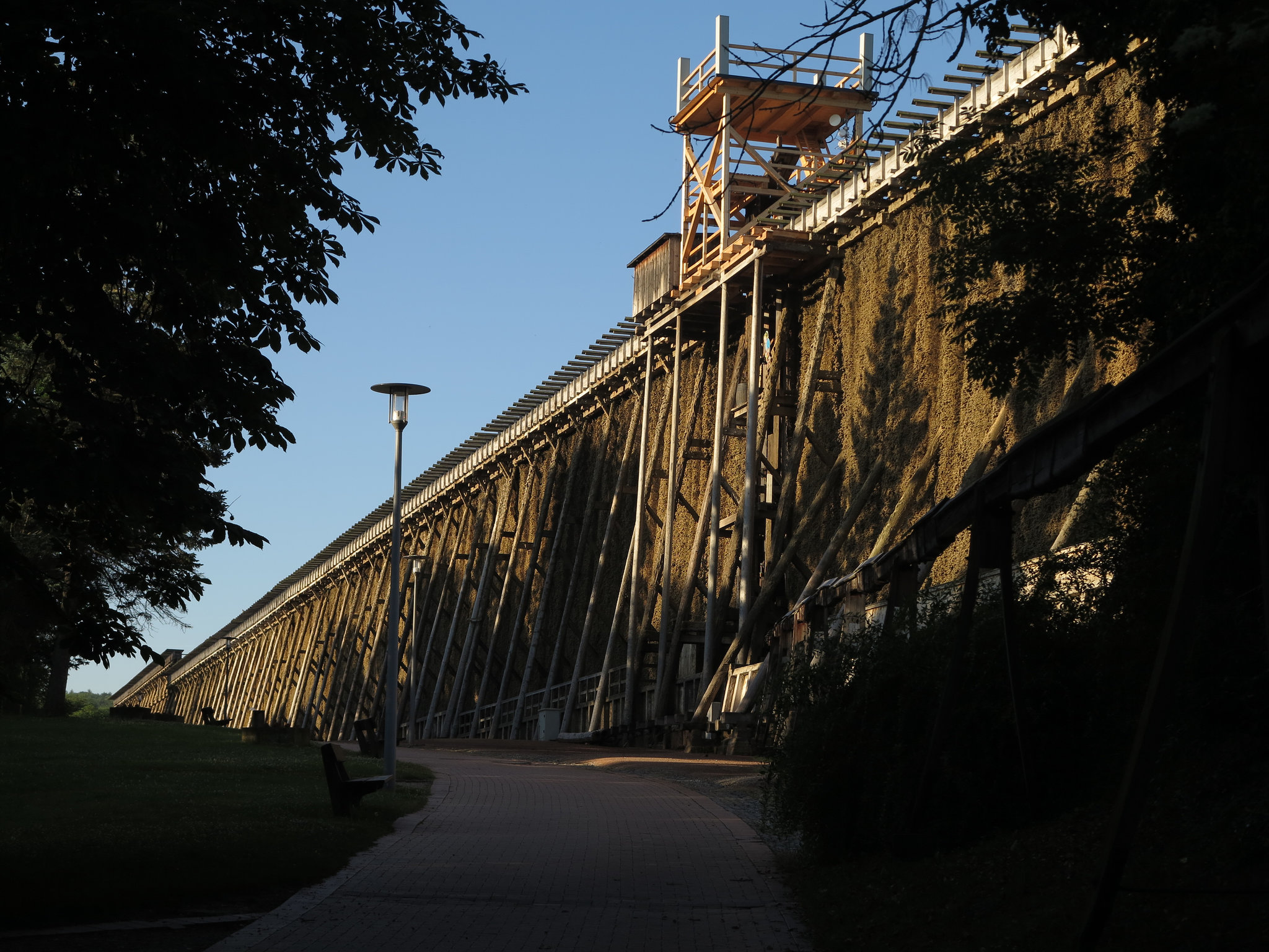 Gradierwerk, Ostseite