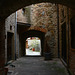 Italy, Passage through the Wall of the Old Fortress of Anghiari